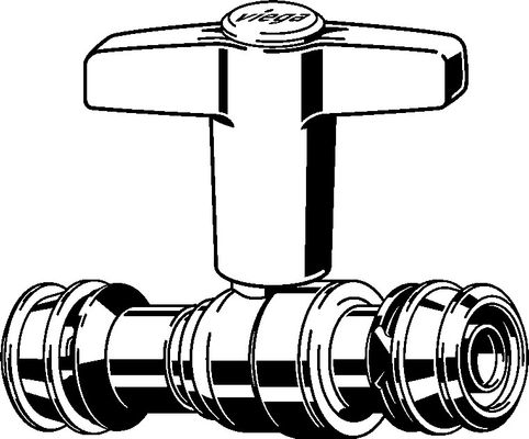 Viega Kugelhahn, mit SC Easytop 5375 in 20 mm Siliziumbronze Bild 8