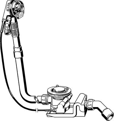 Viega Funktionseinheit Rotaplex Trio 6141.62 in 725 mmx weiss, DN 40 / 50, Farbe weiß Bild 10