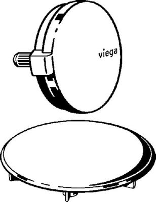 Viega Farbset zu Multiplex Ab-und Überlaufgarnitur, Rotaplex verchromt, Farbe chrom Bild 5