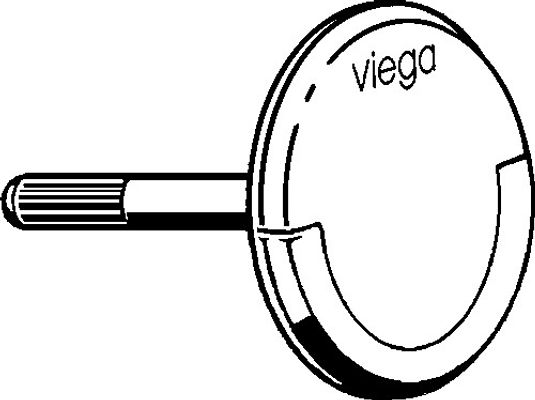 Viega Drehrosette VisignMT4 / RT4 in Kunststoff, Farbe silberfarben Bild 6