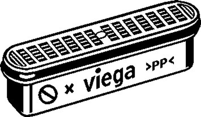 Viega Strahlregler 6161.249 in Kunststoff, 42 x 7 x 13 mm, Farbe grau Bild 6