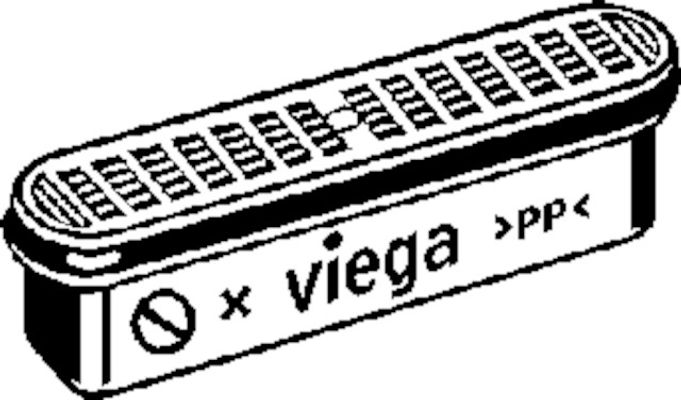 Viega Strahlregler 6161.249 in Kunststoff, 42 x 7 x 13 mm, Farbe grau Bild 5