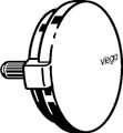 Viega Drehrosette Visign M5 / R5 6162.12 in Kunststoff, Farbe silberfarben Bild 6