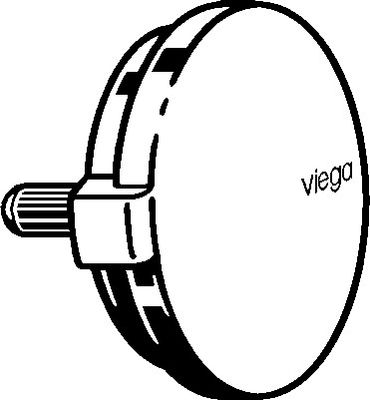 Viega Drehrosette Visign M5 / R5 6162.12 in Kunststoff, Farbe silberfarben Bild 6