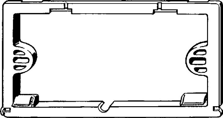 Viega Grundrahmen, für Visign for Life 1, 2, 3 und 4, Kunststoff, 257 x 127 x 14 mm Bild 6