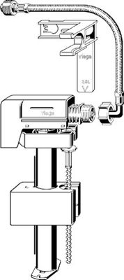 Viega Füllventilset 8310.72 in Kunststoff, 230 x 120 x 46 mm Bild 3