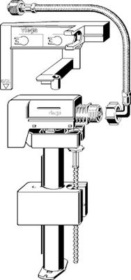 Viega Füllventilset für Unterputz-Spülkasten, Kunststoff, 230 x 120 x 46 mm Bild 3
