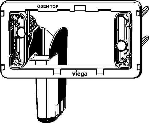 Viega Einwurfschacht 8315.9 geeignet, für Modell 8315.1, Farbe schwarz Bild 6