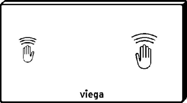 Viega Betätigungsplatte Visign for Care 8352.21 in Kunststoff Sonderfarbe Bild 8