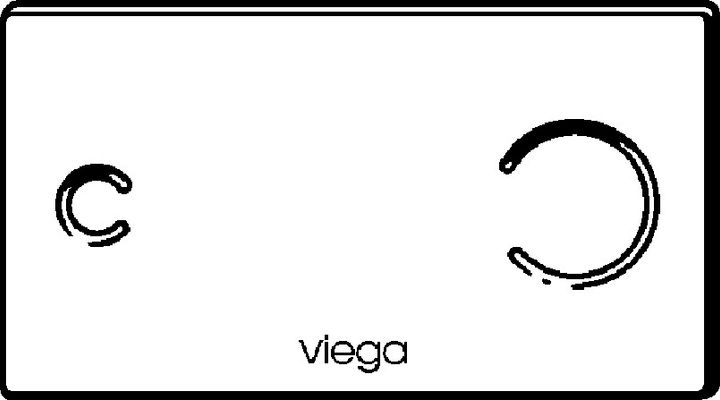 Viega WC Betätigungsplatte Visign for More 100 sensitive, Glas parsol /, Farbe schwarz Bild 6