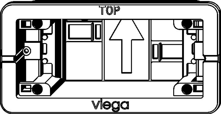 Viega Grundrahmen für Visign for More 100, 102, 103, 104, Visign für Style 11,12, Kunst. Bild 6