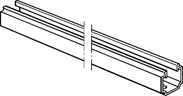 Viega Prevista Dry Plus-Montageschiene Stahl, 40 x 40 x 5000 mm, Farbe grau Bild 6
