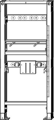 Viega Waschtisch-Element Prevista Dry 8540.32 barrierefrei AP Armatur 1300 mm, 1300 x 1300 mm Bild 7