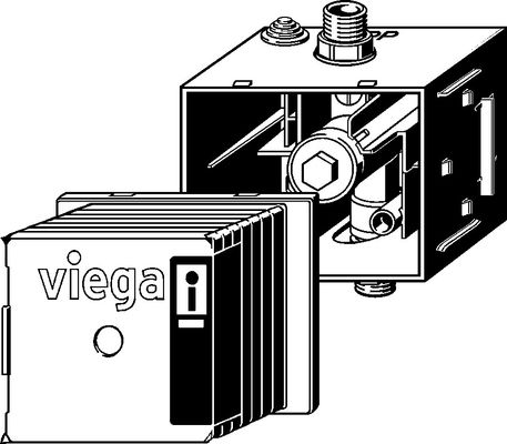 Viega Urinal-Wasserstrecke Prevista Pure Bild 8