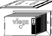 Viega Revisionsschacht 8580.10, für UP Spülkasten 3H / 3L Bild 3