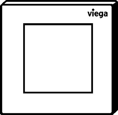 Viega Urinal Betätigungsplatte VfS 21 8611.2 aus Kunststoff in verchromt, 130 x 130 x 8 mm, Farbe chrom Bild 7