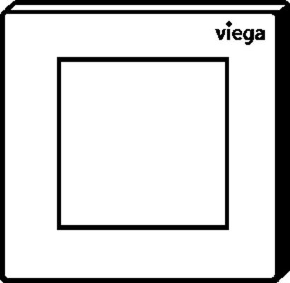 Viega Urinal Betätigungsplatte VfS 21 8611.2 aus Kunststoff in verchromt, 130 x 130 x 8 mm, Farbe chrom Bild 6