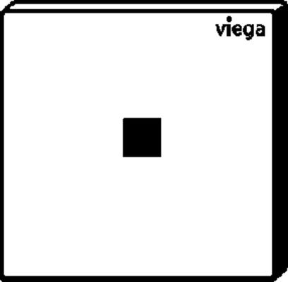 Viega Urinal Betätigungsplatte VfM 200 8620.2 aus Glas in, 130 x 226 x 8 mm, Farbe tiefschwarz Bild 6