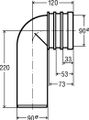 Viega WC Ablaufbogen 3816.1 in Kunststoff, DN 90, Farbe grau Bild 6