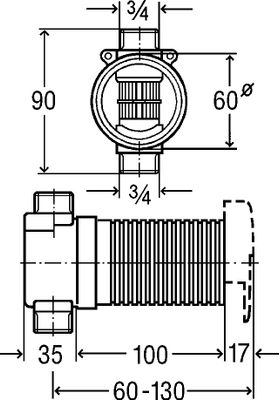 Viega UP-Rohrunterbrecher 3/4", ohne Rosette Bild 8