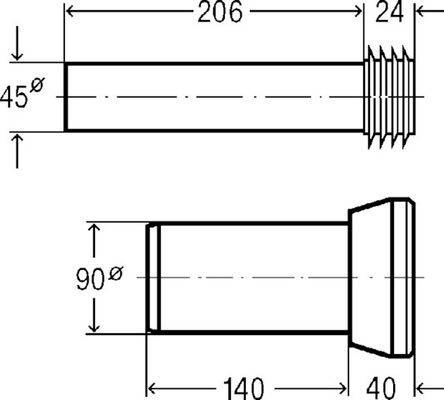 Viega Anschlusset 8010.27 in Kunststoff, DN 90, Farbe schwarz Bild 6