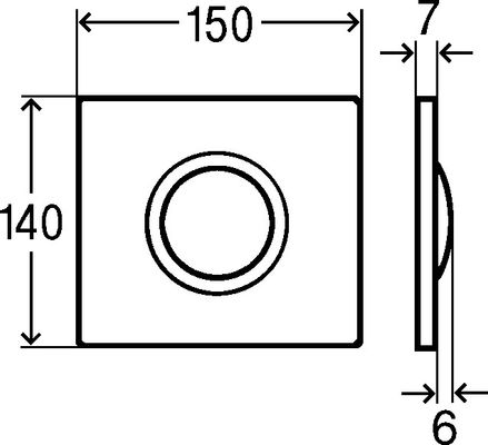 Viega Ausstattungsset Visign for Style 10 8315.2 in verchromt, 10 x 150 x 140 x 6 mm, Farbe chrom Bild 10
