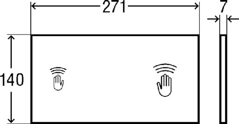 Viega Betätigungsplatte Visign for Care 8352.21 in Kunststoff Sonderfarbe Bild 7