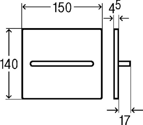 Viega Urinal Fertigbauset Visign for More 104 8354.2 in Metall, Farbe 2 Bild 7