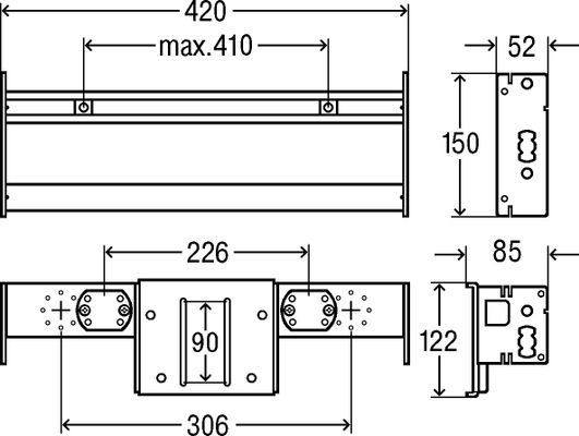 Viega Waschtisch-Modul Prevista Dry Plus, barrierefrei, 420 mm Bild 6