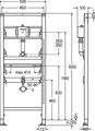 Viega Urinal Element Prevista Dry 8560 Wasseranschluss teleskop. 1300 mm, 1300 x 100 mm Bild 7