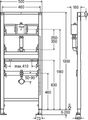 Viega Urinal Element Prevista Dry 8560 Wasseranschluss teleskop. 1300 mm, 1300 x 100 mm Bild 6
