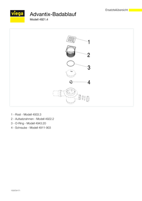 Viega Badablauf 4921.4 in xDN 50 Kunststoff, DN 40, Farbe grau Bild 4