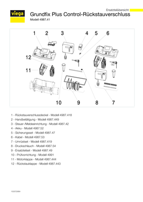 Viega Rückstausicherung Grundfix Plus 4987.41 in Kunststoff, DN 150, Farbe grau Bild 4