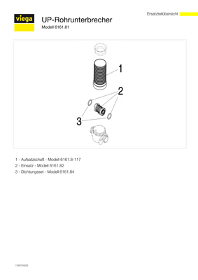 Viega UP-Rohrunterbrecher 3/4", ohne Rosette Bild 4