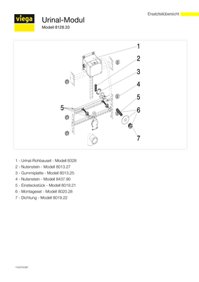 Viega Urinal-Modul Viegaswift für UP-Spülsystem mit Spülsystem-Rohbauset Serie V für V-Line Bild 3