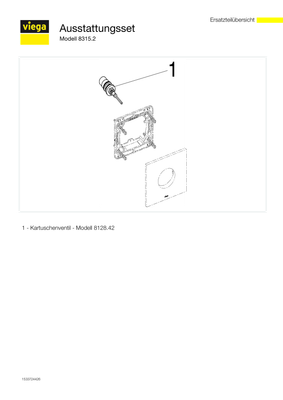 Viega Ausstattungsset Visign for Style 10 8315.2 in pergamon / camee, 150 x 140 mm, Farbe weiß Bild 5