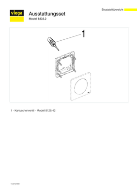 Viega Ausstatt.Set Visign for Style 13 für Urinal-Spülsystem, KST, 140 x 150 x 12 mm, Farbe weiß Bild 6