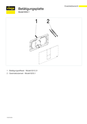 Viega Betätigungsplatte Visign for Style 14 8334.1 in verchromt, 140 x 271 x 7 mm, Farbe chrom Bild 8