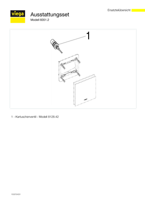 Viega Urinal Fertigbauset Visign for More 100 8351.2 in parsol / schwarz, 140 x 150 x 21 mm, Farbe parsol Bild 8