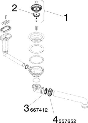 Viega Ablaufventilset 7139.153 in Kunststoff, 114 mm, Farbe weiß Bild 3