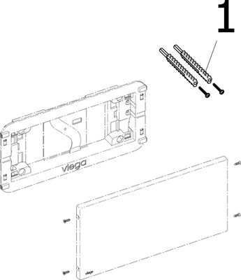 Viega Abdeckplatten Visign for Public 4 8326.9 in gebürstet, 10 x 140 x 140 mm Bild 7