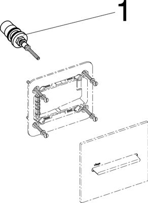 Viega Urinal Fertigbauset Visign for More 104 8354.2 in Metall, Farbe 2 Bild 3