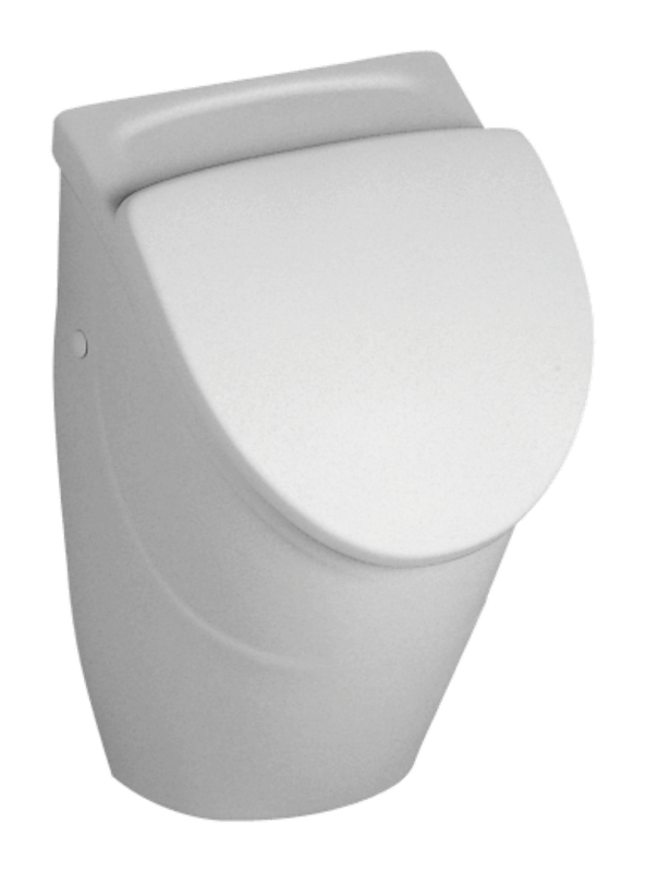 Villeroy & Boch Compact Urinal, für Deckel, Zulauf von hinten, weiss, 245 x 290 x 495 mm, Farbe weiß alpin Bild 1