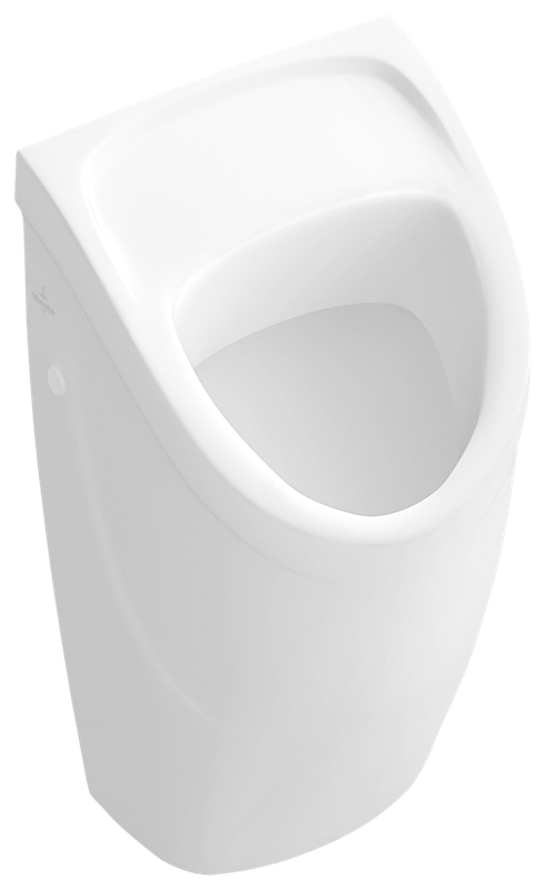 Villeroy & Boch Compact Urinal, ohne Deckel, Zulauf von hinten, weiss, 245 x 290 x 495 mm, Farbe weiß alpin Bild 1