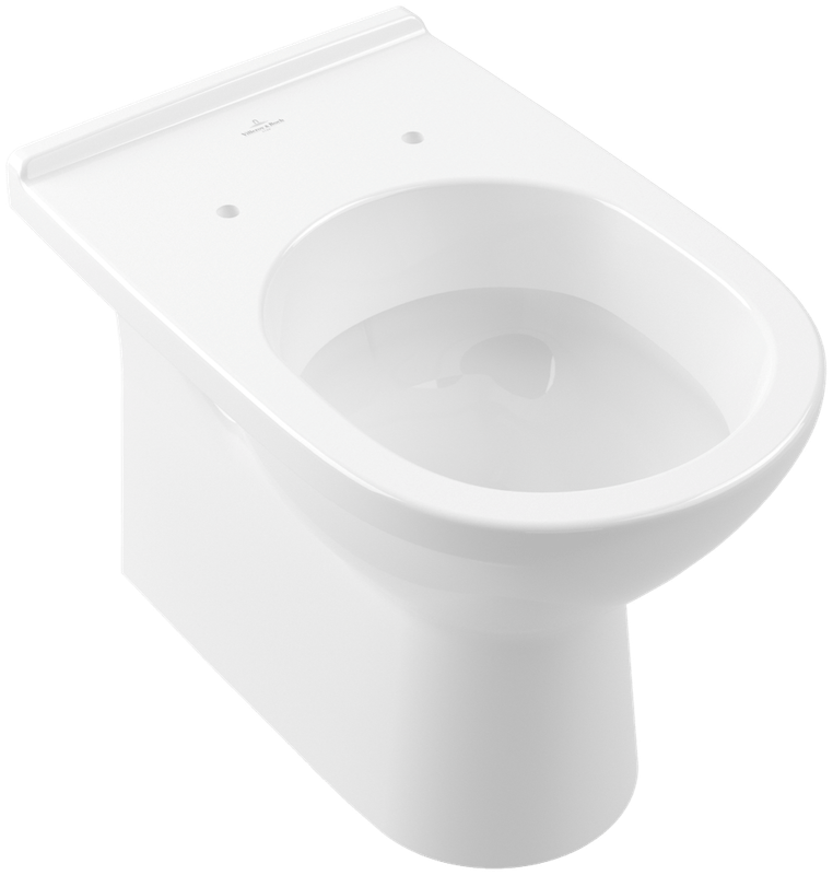 Villeroy & Boch Stand-Tiefspül-WC, Abgang waagerecht, wandnah, weiss, 400 x 360 x 560 x 560 mm, Farbe weiß alpin Bild 1