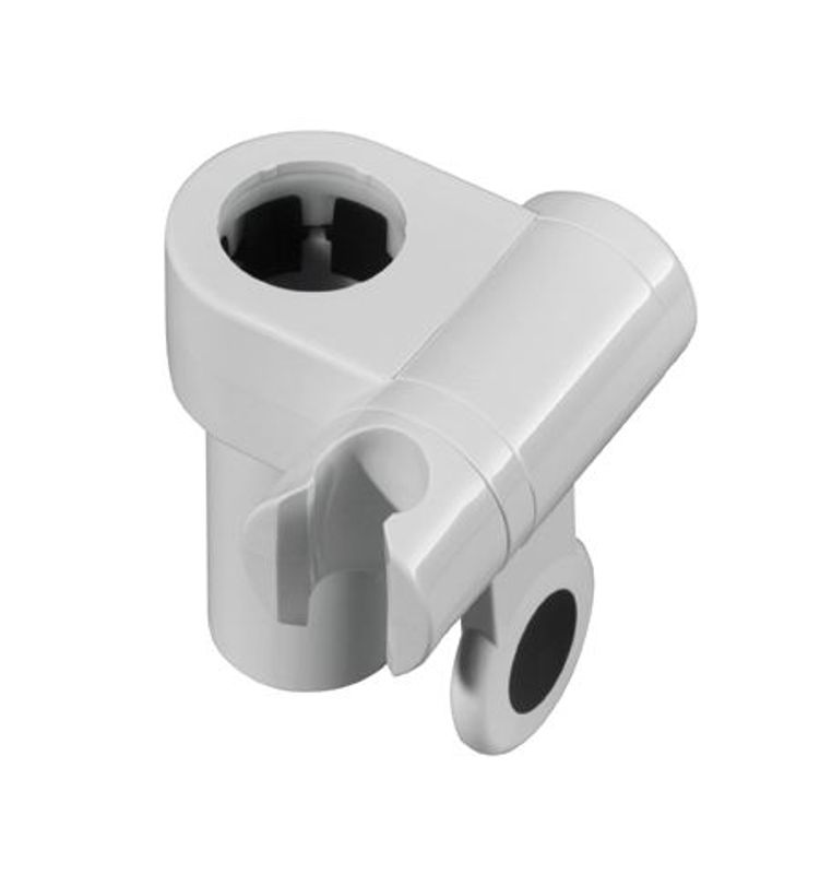 Hewi Brausehalter höhenverstellbar d:33 mm, Farbe weiß Bild 1
