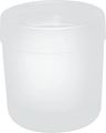 Hewi Glasbecher Serie 477 flachbodig, 80 x 74 x 74 mm, Farbe weiß Bild 1