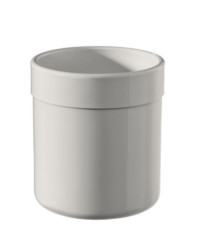 Hewi Polyamidbecher Serie 477 flachbodig, 80 x 74 x 74 mm, Farbe lichtgrau Bild 1