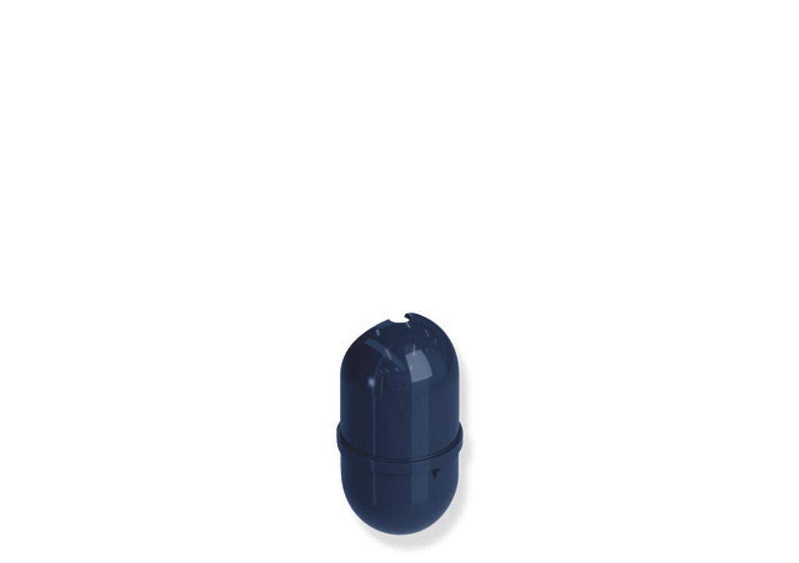 Hewi Bürstenbehaelter, für WC BG 477.20.100, Farbe stahlblau Bild 1