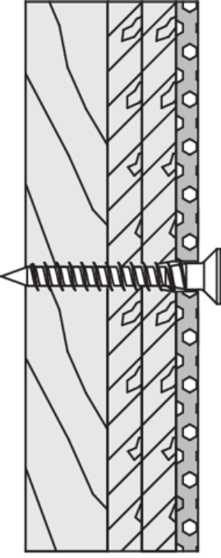 Hewi Befestigungsart BM 12.2 Leichtbauwand, mit Schichtholzplatte Bild 1